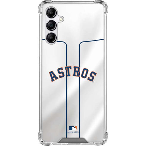 MLB Houston Astros Jersey Galaxy A15 5G Clear Case